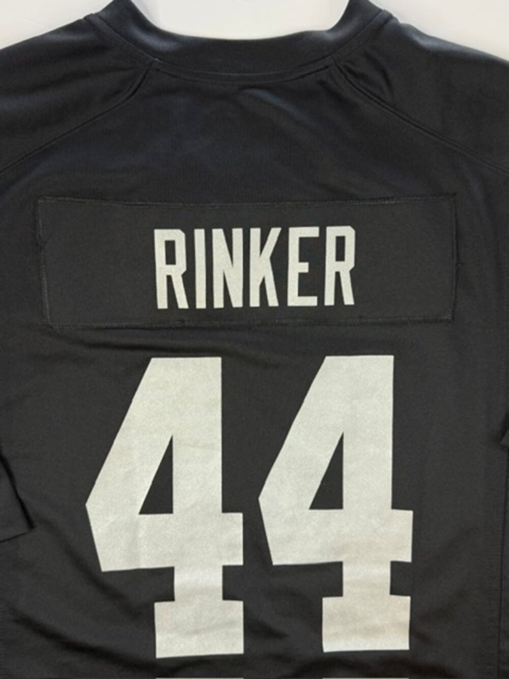 Nike LV Raiders Jersey Size XL NFL Players 44 Rinker - Picture 10 of 12